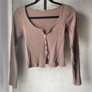 Brandy Melville Ribbed Cardigan
